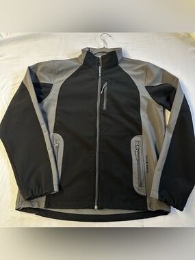 Black Diamond Women’s Black & Gray Softshell Jacket - Performance Zip Front
